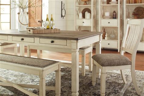 Shop our best selection of farmhouse, cottage & country kitchen dining room table sets to reflect your style and inspire your home. Bolanburg Dining Table at Gardner-White
