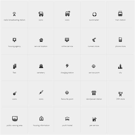 3rd generation TomTom navigation device icons on Behance