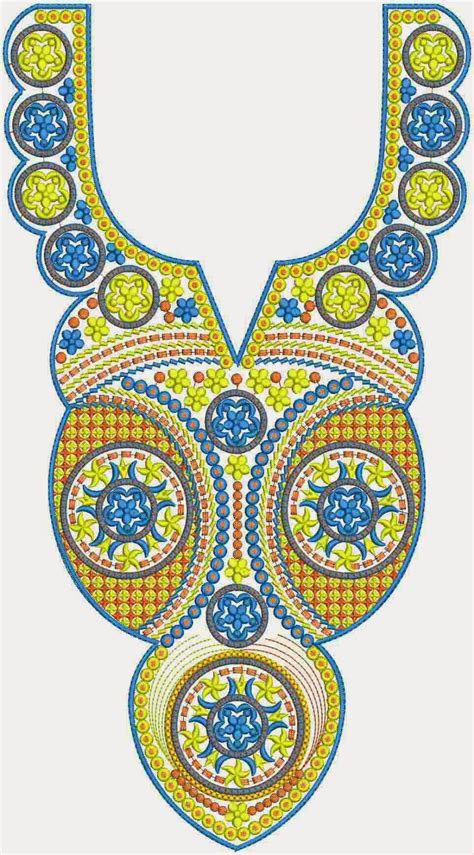 Embdesigntube Stylish Neck Embroidery Designs Collection