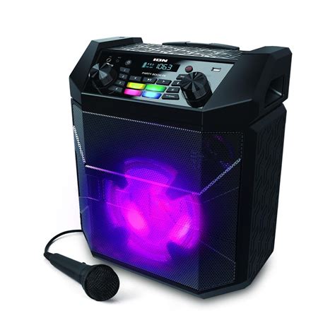 Ion Audio Party Boom Fx Portable Bluetooth Speaker With Led Lighting