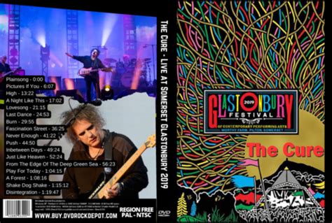 The Cure Live At Somerset Glastonbury 2019 DVD DVD Rock Depot