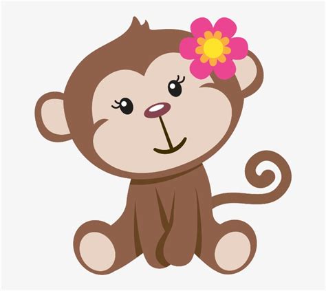 Mq Sticker Baby Girl Monkey Clip Art Free Transparent Png Download