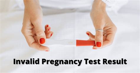 You're using a pink dye test. Invalid Pregnancy Test Result? Facts that you must to know - Parent's FAQ