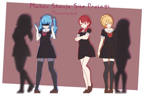 Mahou Shoujo Site Main Girls Dl By Darkivralii666 On Deviantart