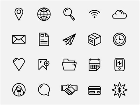 Simple Icon Set Fribly