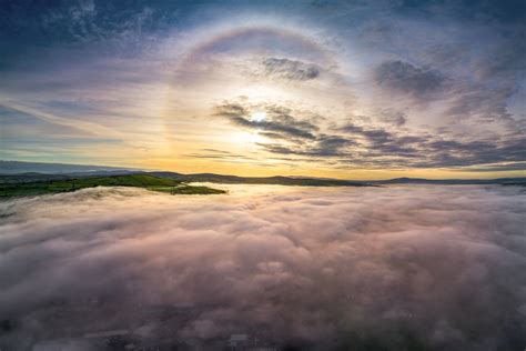 Rainbow halo (page 1) rainbow halo around the sun | dorothy kurzydlowski photography moon rainbow halo by werdghana on deviantart 22° Solar Sun Halo - Circular Rainbow | Strabane, County ...