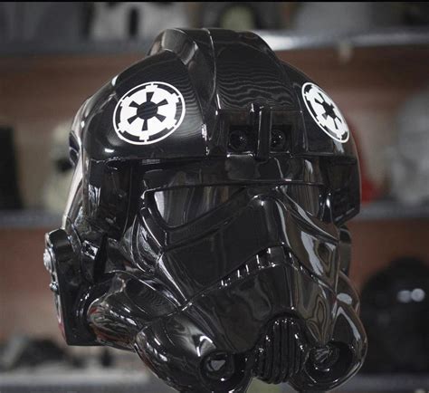 Starwars Imperial Tie Fighter Pilot Motorcycle Helmet Custom Dot And Ece