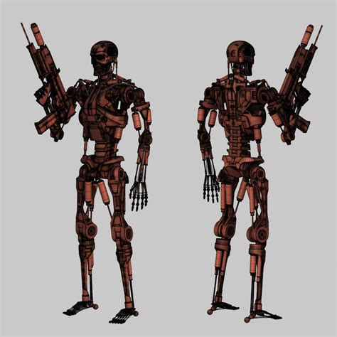 Terminator T 800 Endoskeleton For 3d Printing 3d Model 3d Printable