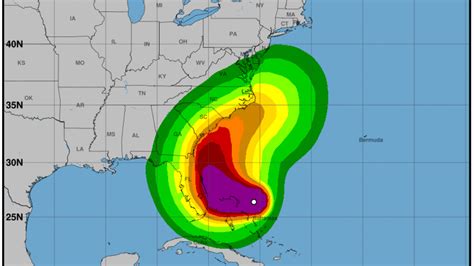 Hurricane Dorian Track Projected Path Spaghetti Models