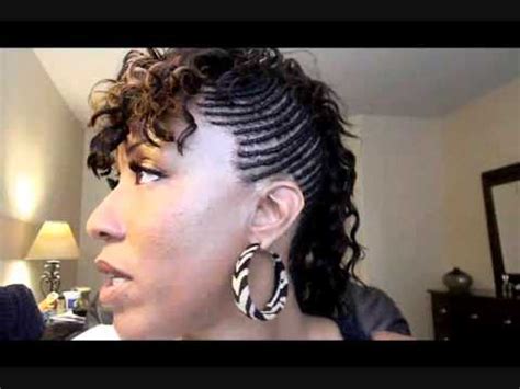 Mohawks are haircuts where both sides of your head are shaven, while leaving a strip of longer hair in the center. Braided MoHawk Protective HairStyle - YouTube