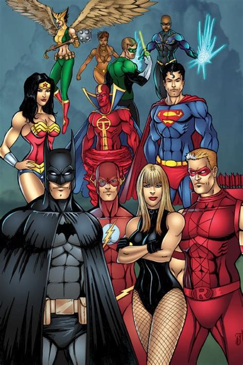 Justice League Pencil Drawing Colored In Photoshop Pencils And Colors