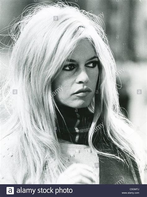 Brigitte Bardot French Film Actress About 1965 Stock Photo Royalty