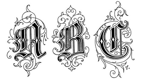 Old English Style Letters Image 1 Tattoo Lettering Gothic
