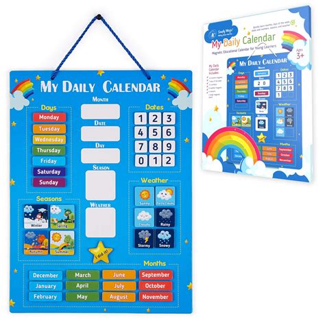Simply Magic Kids Calendar 2021 My First Daily Magnetic Calendar For