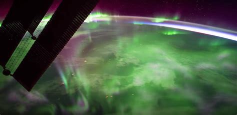 This Space Station Video Shows Canadas Aurora Borealis From A Whole