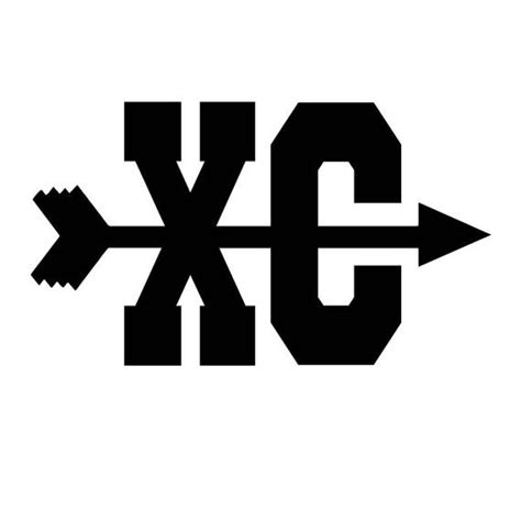 2 Pack Cross Country Xc Symbol 5 Inch Vinyl Decal Window Etsy