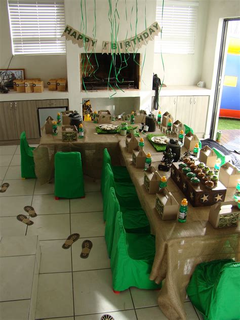 Save big on party decorations. Handmade by Liesl: Army Party
