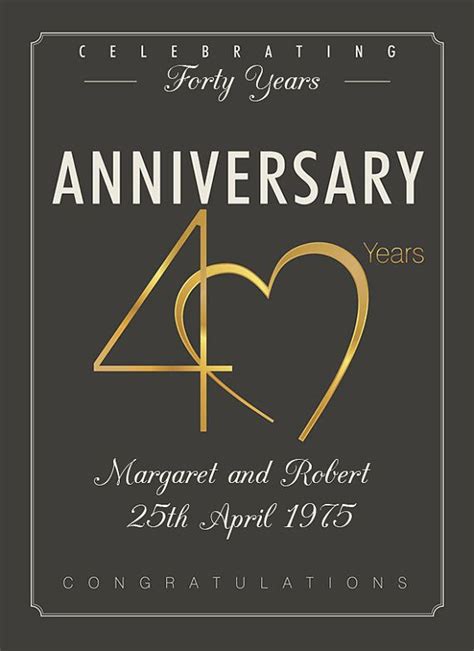 It can only be celebrated one way: 40th Wedding Anniversary Gift - Custom Anniversary Wine ...