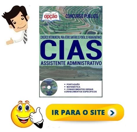 Apostila Do Concurso CIAS PR Assistente Administrativo VAGAS DE EMPREGO CADASTRO