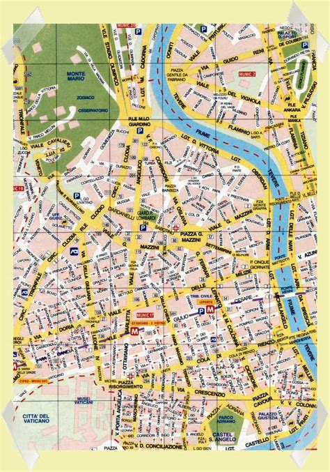 Mapa Roma Prati Zonas De Roma En Mapas Guía En Roma