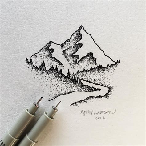 Small Stipple Drawing From Today 03 And 005 Pen Tips Used Art