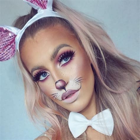 αυвreyтαтe ☾♡ Bunny Halloween Makeup Bunny Makeup Fox Makeup