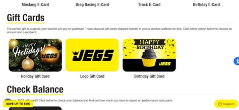 Does Jegs Accept T Cards Or E T Cards — Knoji