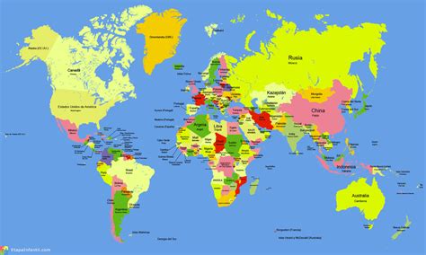 Top 19 Mejores Mapa Del Mundo Con Division Politica De Los Continentes