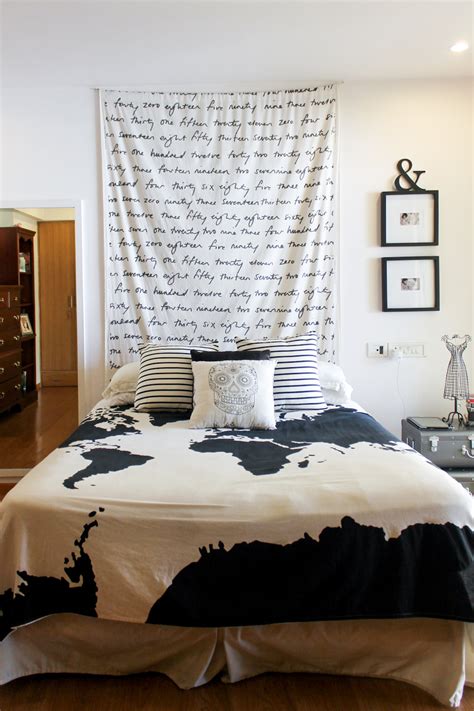 Only $600 for this affordable bedroom makeover! Bedroom Makeover ☆ IKEA Fabric & Metal Trunks - Chuzai ...