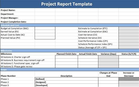 Best Project Management Status Update Template Sparklingstemware