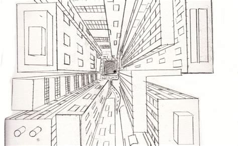 Easy One Point Perspective Drawing At Getdrawings Free Otosection