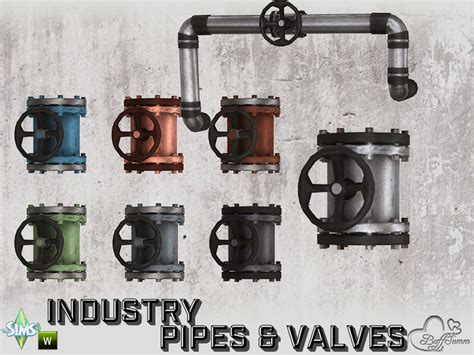 The Sims Resource Industry Pipes Valve S Pipe Horizontal