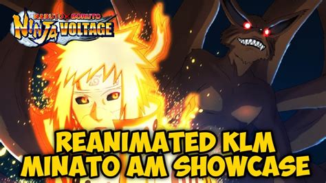 Minato Namikaze Reanimation Kurama Link Mode Showcase Naruto X