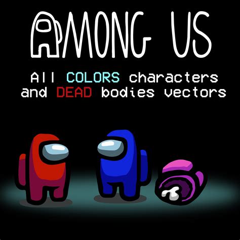 Join us in the fun with an among us character: Among Us Pack Vectors AI, EPS, PNGs + Font | Vectorency