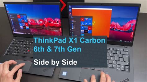 Lenovo Thinkpad X1 Carbon 6th Gen Vs 7th Gen 2019 Quick Look Youtube