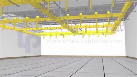 Installation Of Optical Fiber Cable Tray Youtube