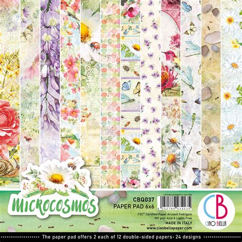 Ciao Bella Double Sided Paper Pack Lb X Pkg Microcosmos