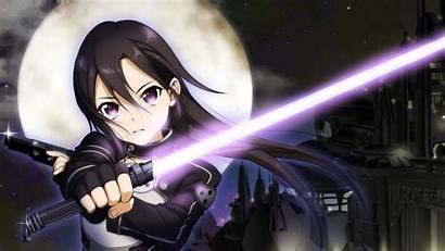 Anime Sword Kirito Fighting Laser Japanese Animation