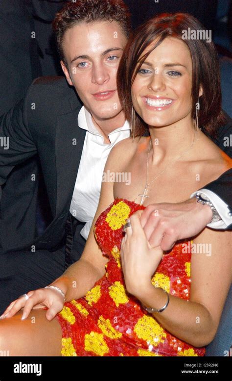 Two Of The Cast Members Of Footballers Wives Gary Lucy And Susie Amy At The Grosvenor House
