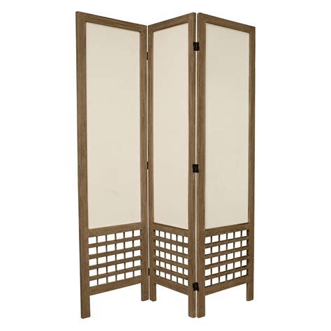 Ometimes you need a folding screen a bit on the shorter side in order. Oriental Furniture 5.5 ft. Open Lattice Room Divider ...