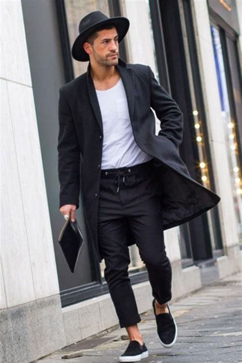 Find great deals on ebay for chapeau homme. Chapeau porté avec un manteau et une tenue décontracté # ...
