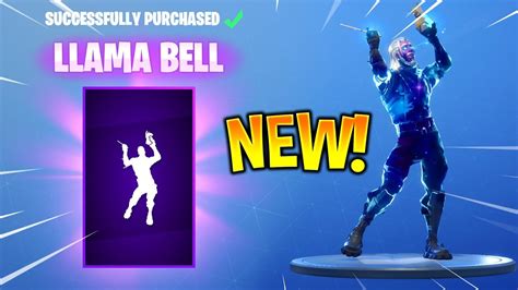 New Fortnite Llama Bell Emote In The Item Shop Survival Specialist