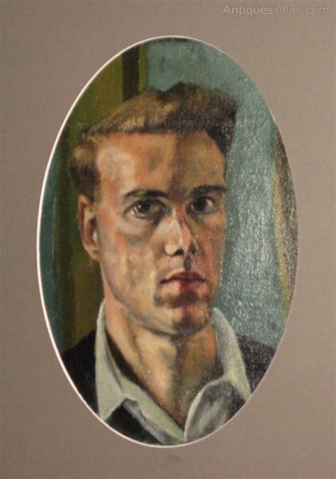 Antiques Atlas Art Deco Oil Of A Young Man