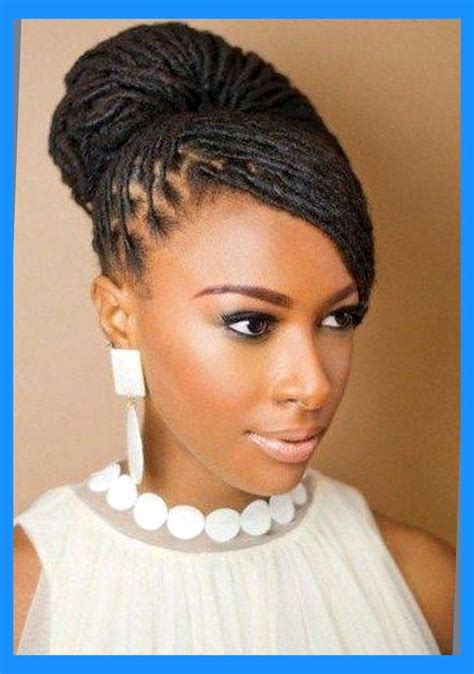 African American Braided Hairstyles For Weddings Micro Braids Updo