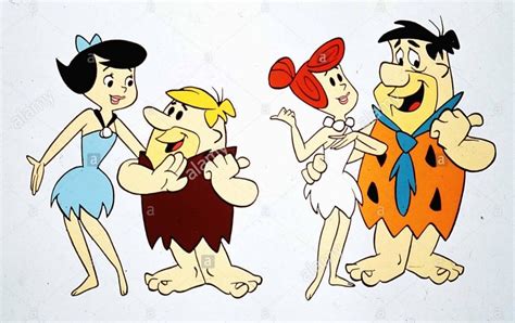 The Flintstones Betty And Barney Rubble Wilma And Fred Flintstone Fred And Wilma Flintstone
