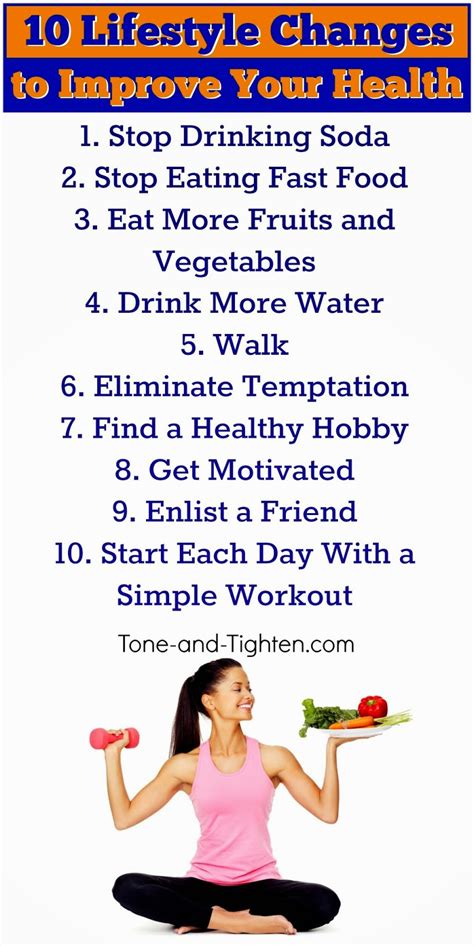 10 Easy Lifestyle Changes To Help You Improve Your Health Lose Weight