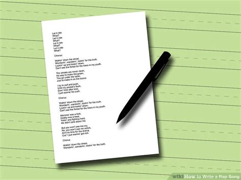 How To Write A Rap Song 13 Steps With Pictures Wikihow