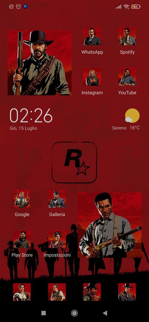 My New Fresh Looking Rdr2 Home Screen 🤙 Reddeadredemption2