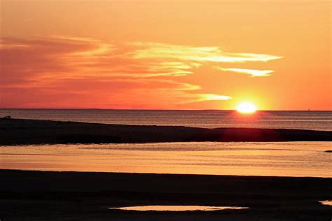Sunset On The Horizon Photograph By Sharon Mayhak