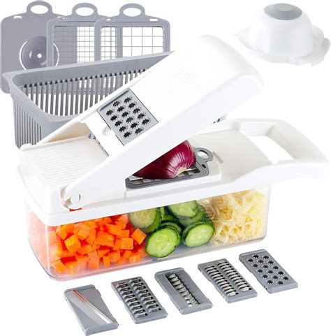 Ourokhome Vegetable Chopper Slicer Dicer 12 In 1 Fruits Cutter